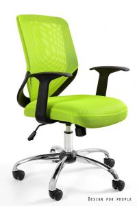 Fotel obrotowy biurowy - regulacja wysokości - mobi zielony