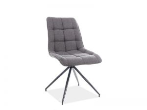 Krzesło tapicerowane nowoczesne - metalowe nogi - chic ii