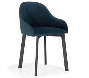 Krzesło z tapicerowanym siedziskiem perla nmp