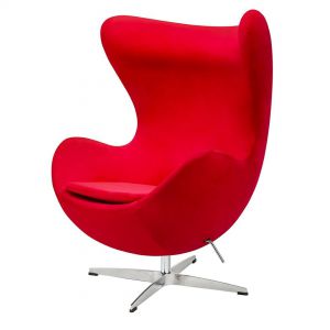 Designerski fotel obrotowy i bujany egg classic velvet