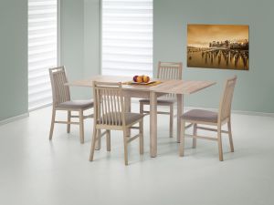 Rozkładany stół gracjan w kolorze drewna