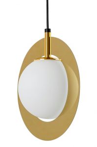 Lampa glamour z kloszem w kształcie kuli aurora