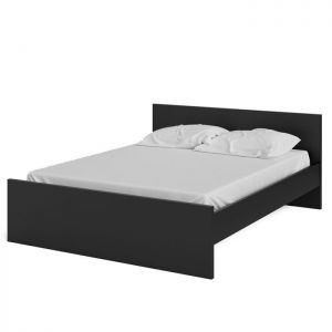 Łóżko naia 160x200 cm czarny mat