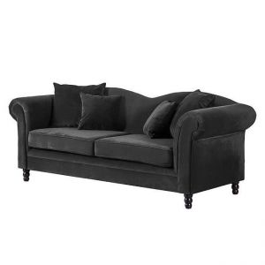 Gryf sofa 3 osobowa, grafitowa