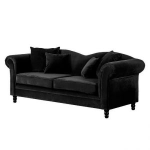 Gryf sofa 3 osobowa, czarna