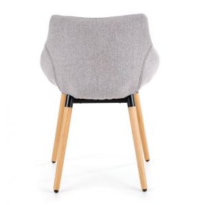 Krzesło tapicerowane na drewnianych nogach k226