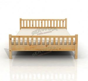 Łóżko z drewna litego oskar